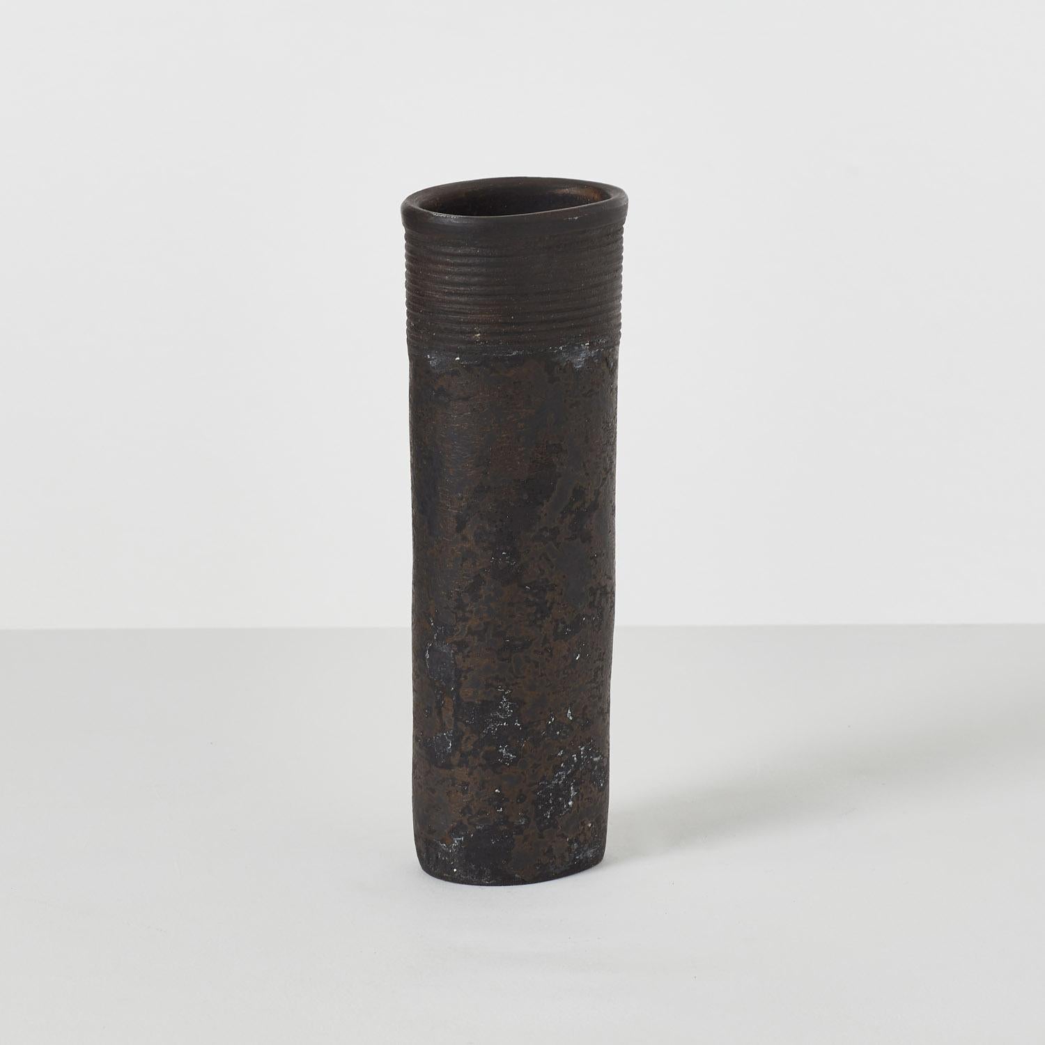 Vase cylindrique en Studio Pottery de Jason Wason - Royaume-Uni, 20e siècle Bon état - En vente à London, GB