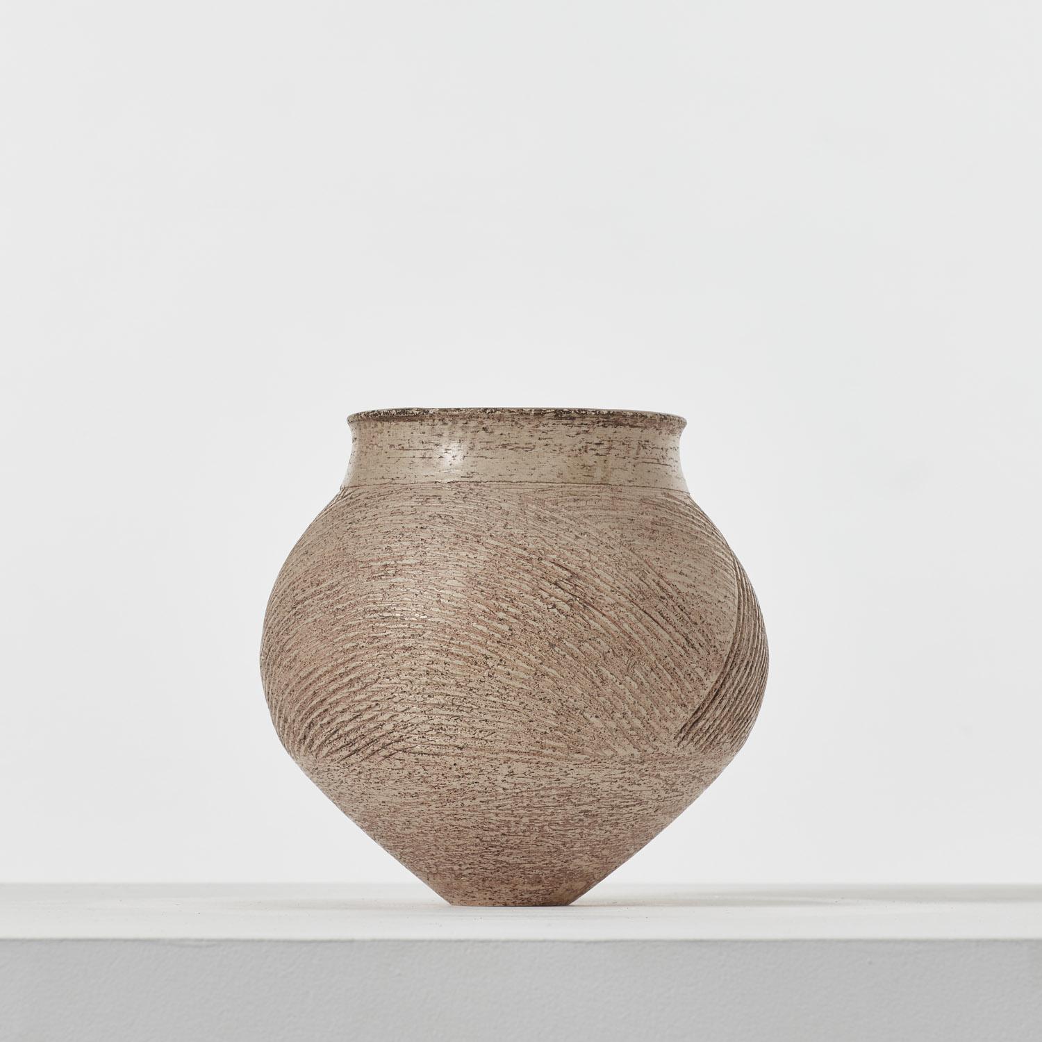 20th Century Jason Wason ovoid studio pottery vase - UK, 20th century For Sale