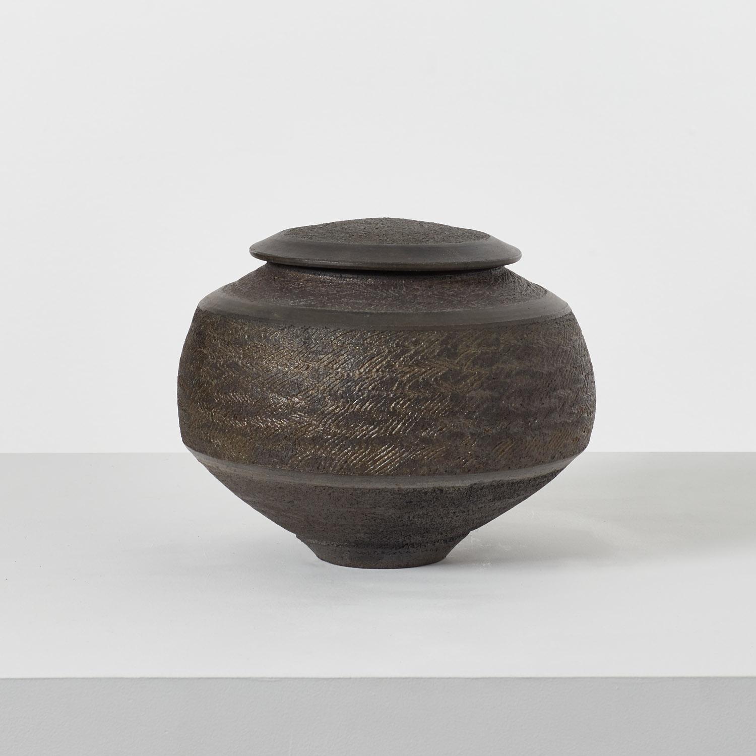 Vase à couvercle du Studio Pottery de Jason Wason - Royaume-Uni, 20th Century Bon état - En vente à London, GB