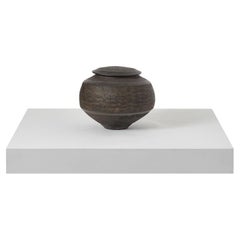 Vase à couvercle du Studio Pottery de Jason Wason - Royaume-Uni, 20th Century