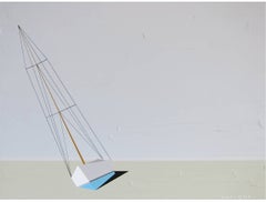 Darling, Oil, Acrylic, Sailboat, Textured, Water, Beach House, Blue, Sailing