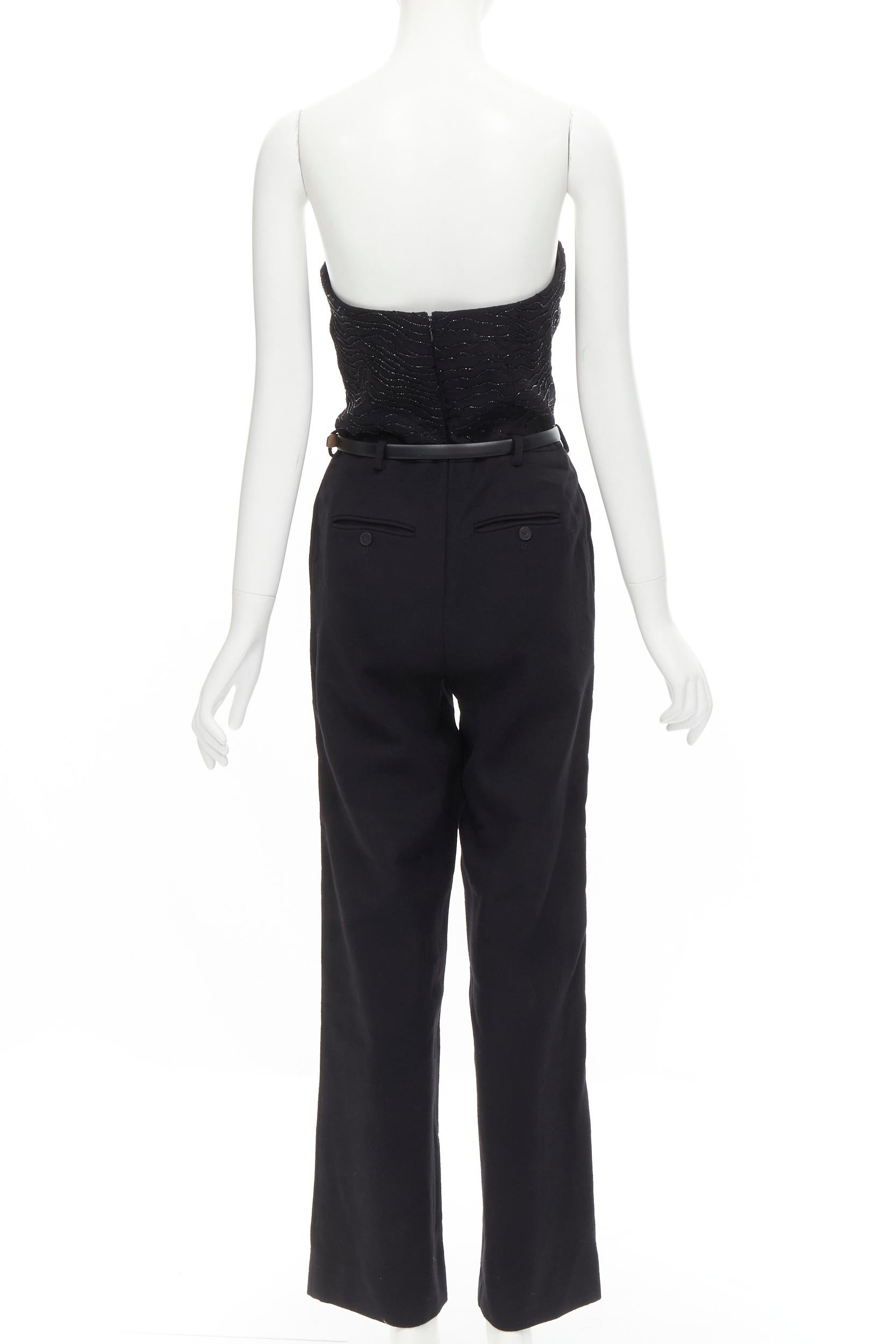 bandeau corset jumpsuit