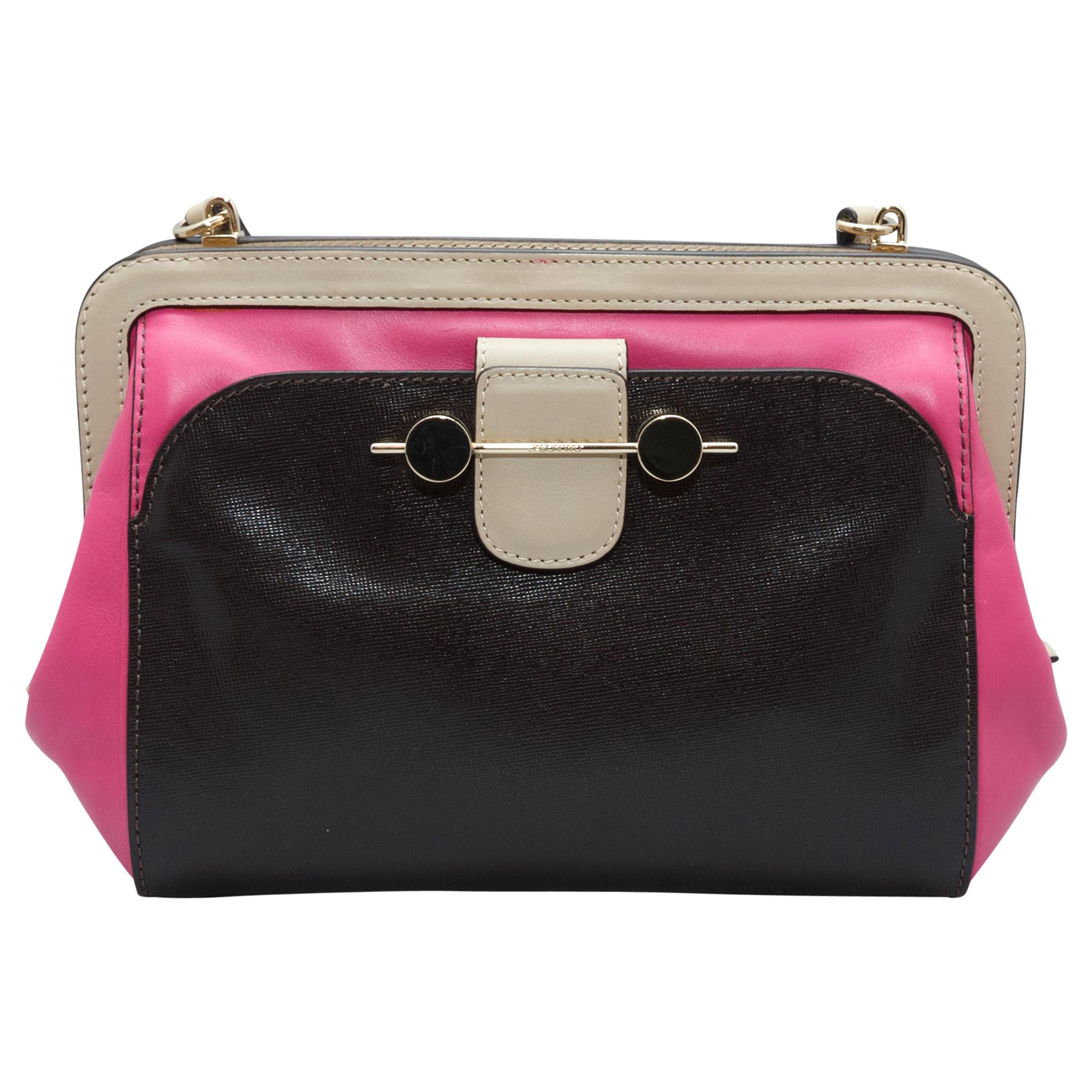 Jason Wu Black and Pink Crossbody Bag For Sale at 1stdibs