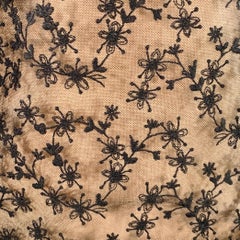 JASON WU COLLECTION Taille 4 Chemisier paysan sans col en dentelle polyamide noire