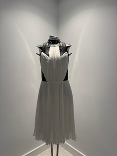 Jason Wu FW 2013 Black & White Pleated Dress