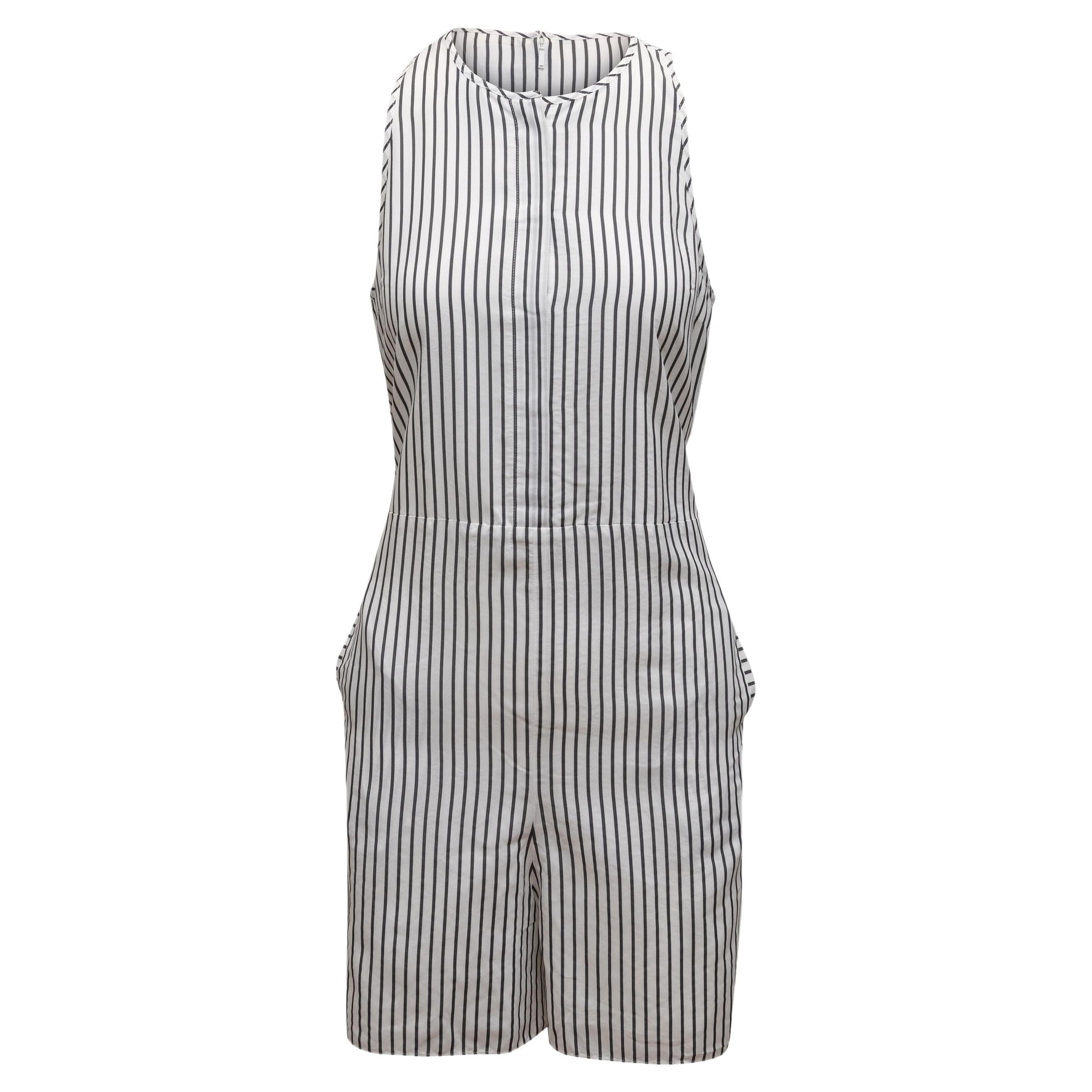 Jason Wu Grey & White Grey by Striped Romper