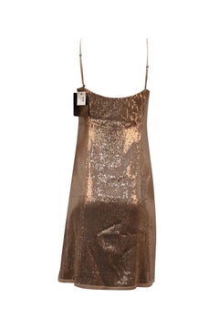 Jason Wu Sequined Dress in Metallic Viscose