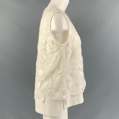 JASON WU Size 4 White Polyester Blouse