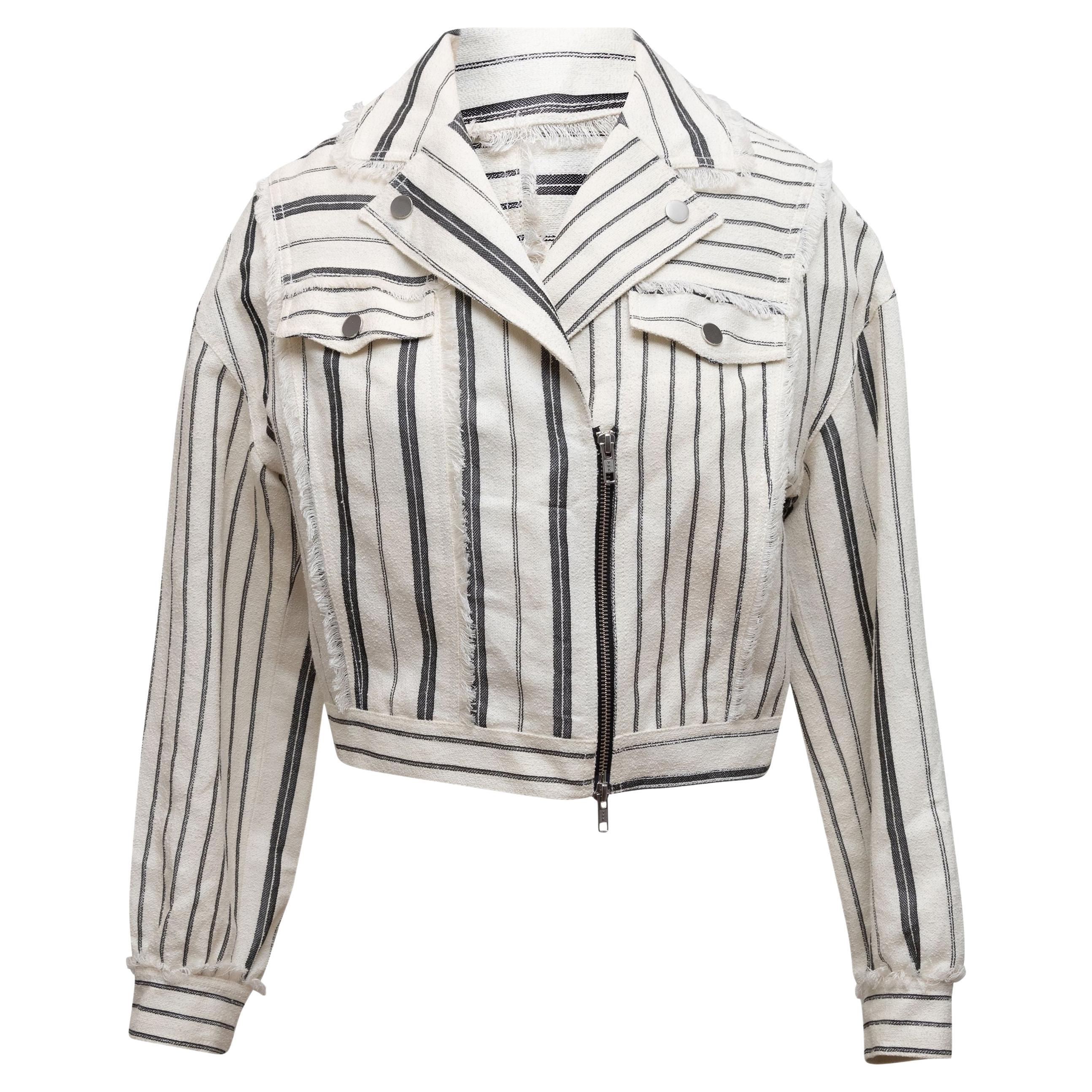 Yves Saint Laurent Purple and Cerulean Fall/Winter 1993 Leather Jacket