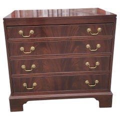 Jasper Cabinet Chippendale Flame Mahogany Commode Chest of Drawers
