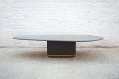 Jasper Coffee Table Customizable Metal, Wood and Resin