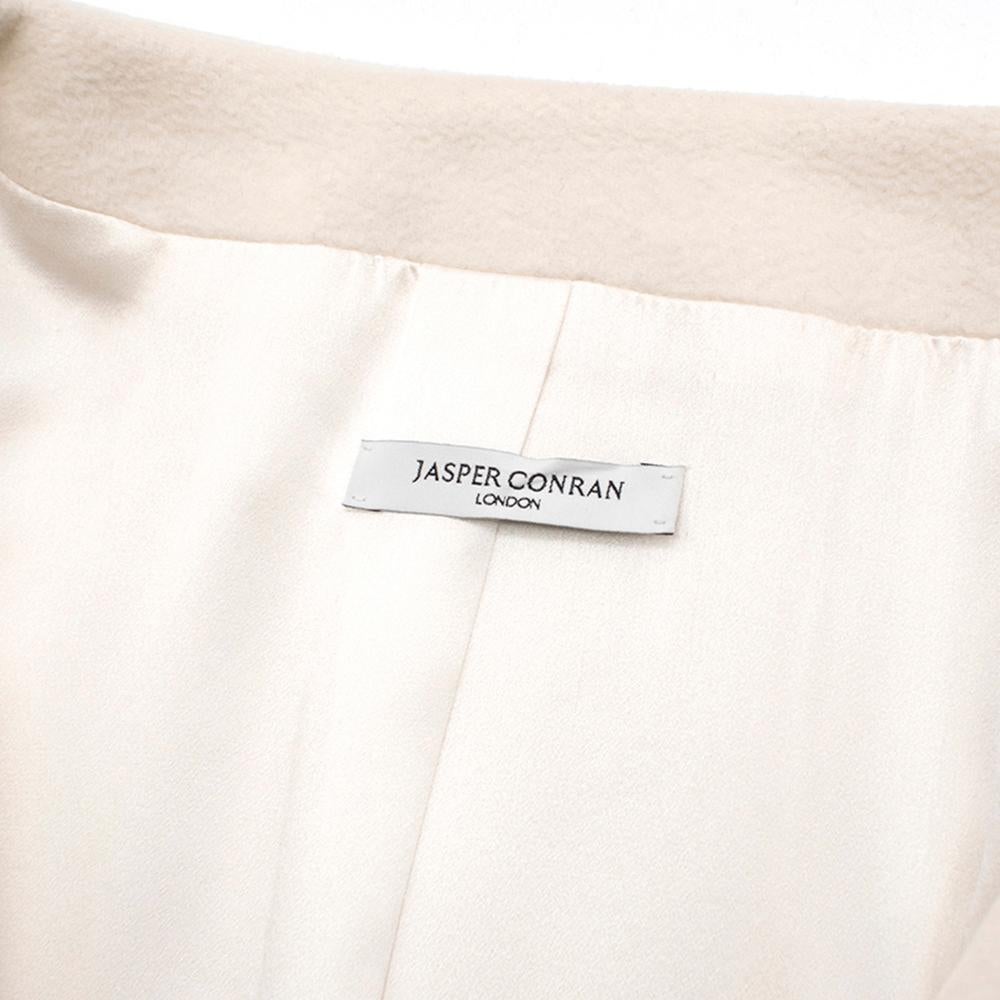 Gray Jasper Conran cream cashmere coat	SIZE S