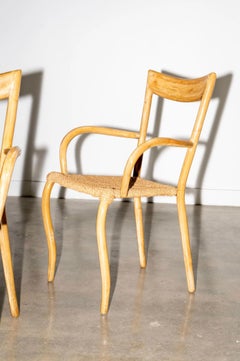 Jasper Conran Juego de 4 sillas de comedor de madera curvada "Manila" by Val Padilla