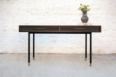 Console Jasper, personalizzabile in metallo, resina e Wood