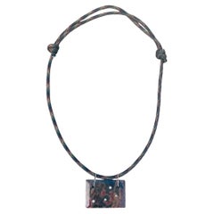 Jasper & Diamonds Necklace with 14k Gold