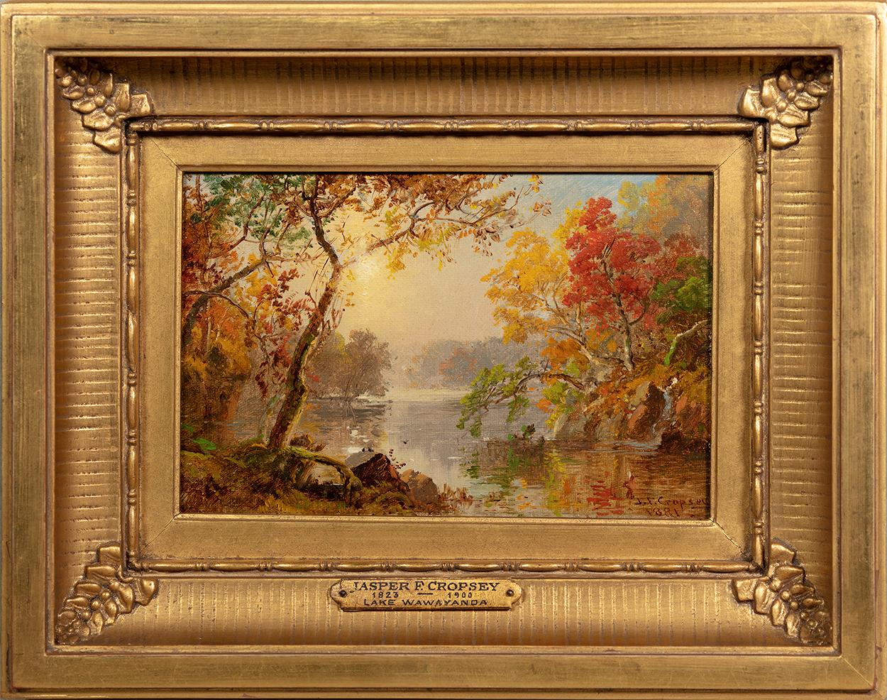 Lago Wawayanda, 1881 - Painting de Jasper Francis Cropsey
