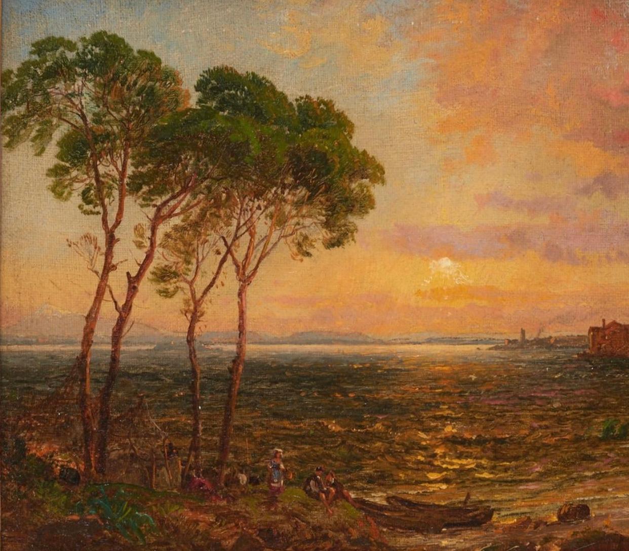 
Jasper Francis Cropsey, oil on canvas, 1881, Jasper Francis Cropsey (American, 1823-1900), Study for 