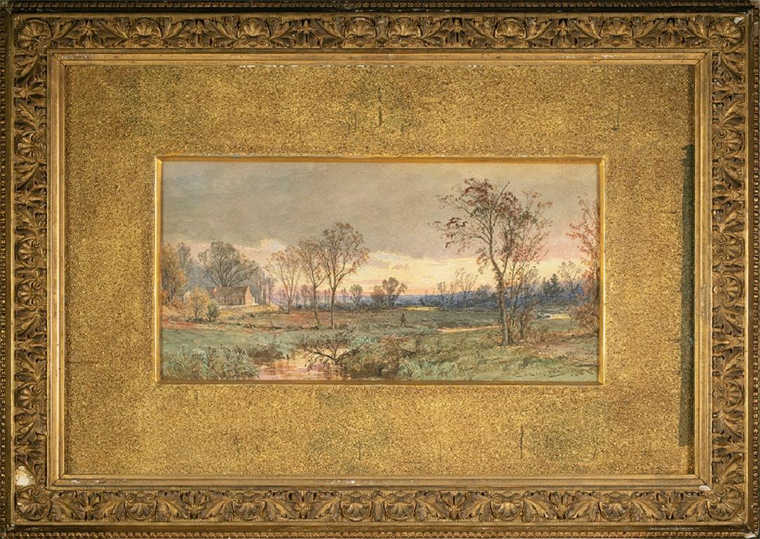Twilight auf dem Sawmill River – Painting von Jasper Francis Cropsey