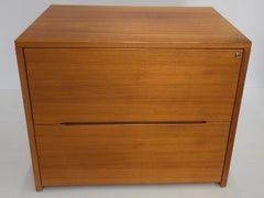Jasper Furniture Danish Modern Teak Lateral Locking Filing Cabinet