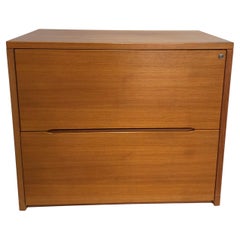 Jasper Furniture Danish Modern Teak Lateral Locking Filing Cabinet