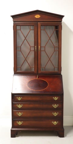 JASPER "Generations" Inlaid Mahogany Chippendale Style Secretary Desk