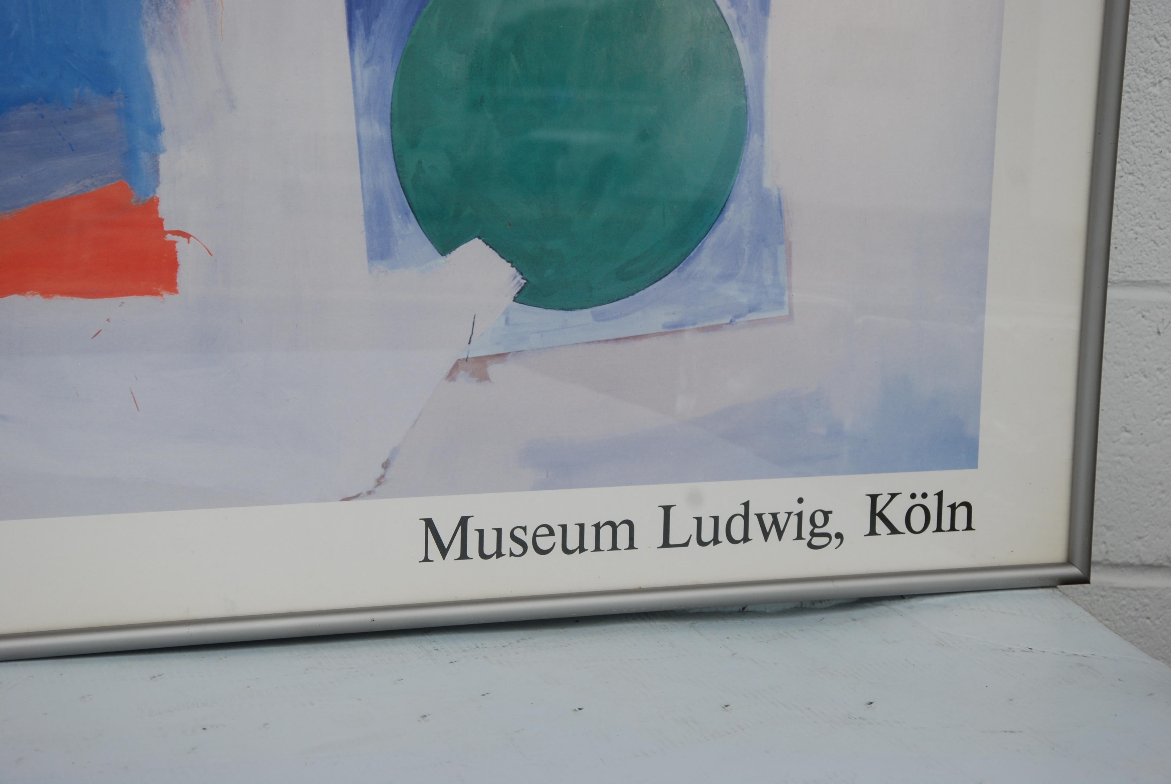 Mid-Century Modern Jasper Johns 1987 Ludwig Museum Poster