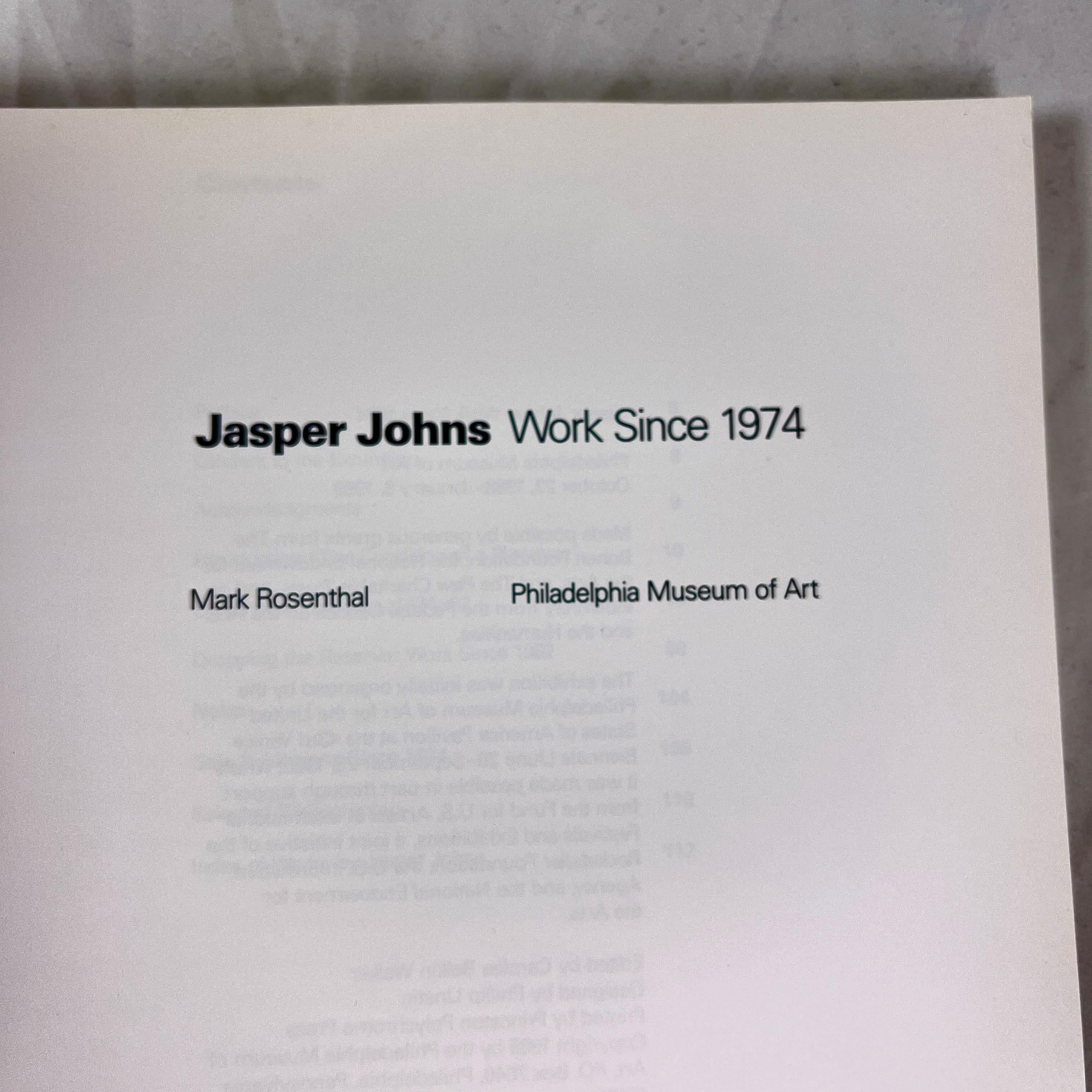 American Jasper Johns by Mark Rosenthal, Museum Edition Trade Paperback, 1988 For Sale
