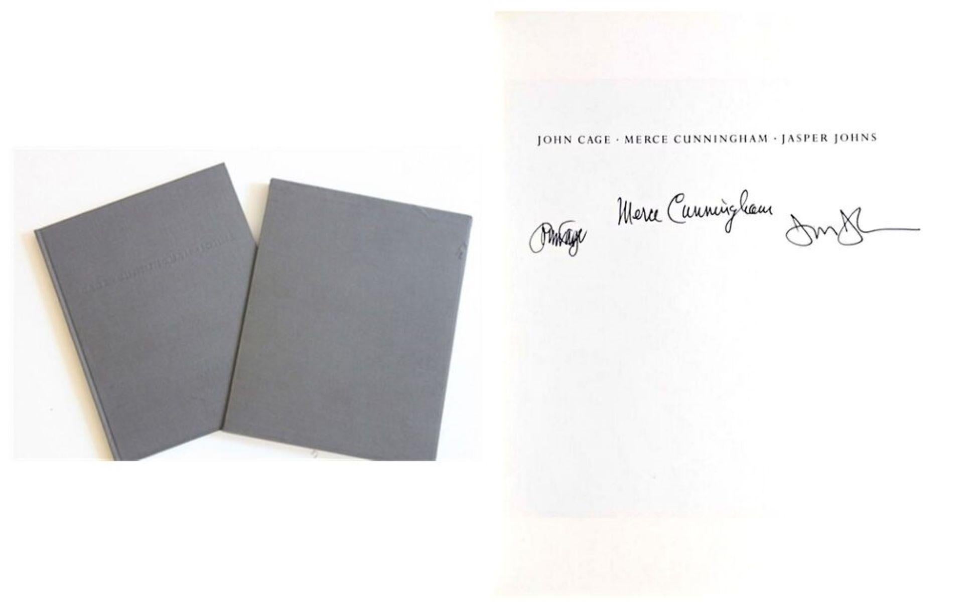 Dancers on a Plane, Limited Edition monograph, signed by all 3 artists No 40/200 - Pop Art Art by Jasper Johns, Merce Cunningham, John Cage