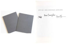 Johns, Cunningham & Cage -Dancers on a Plane monograph, signed by all 3 artists