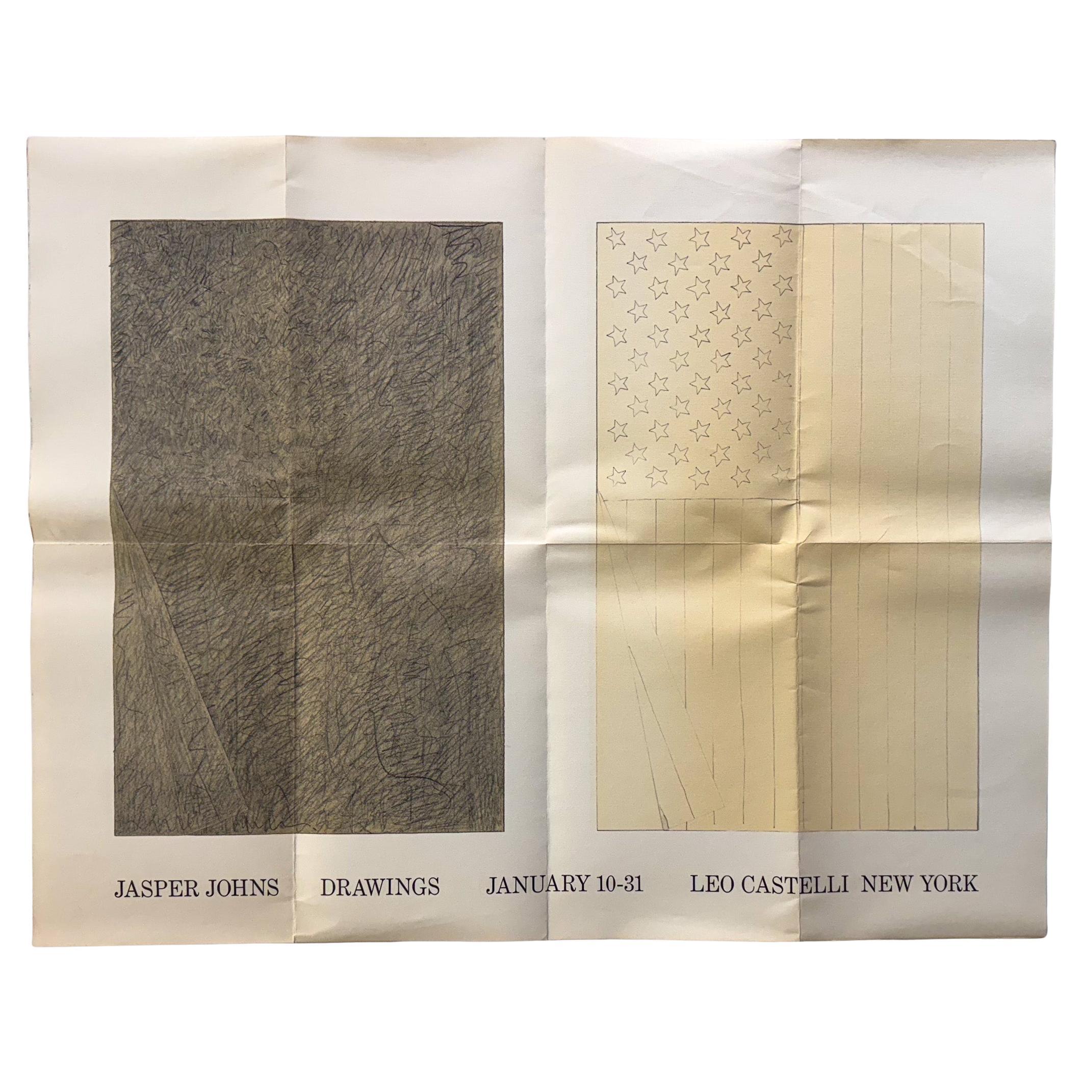 Jasper Johns Poster, Leo Castelli Gallery 1970