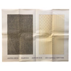 Jasper Johns Poster, Leo Castelli Gallery 1970