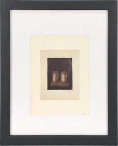 Vintage 1975 Jasper Johns 'Ale Cans' Pop Art Offset Lithograph Framed