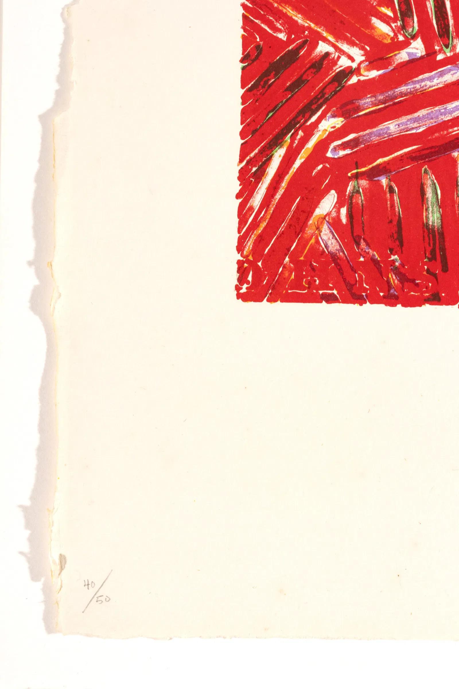 Cicada - Abstract Print by Jasper Johns