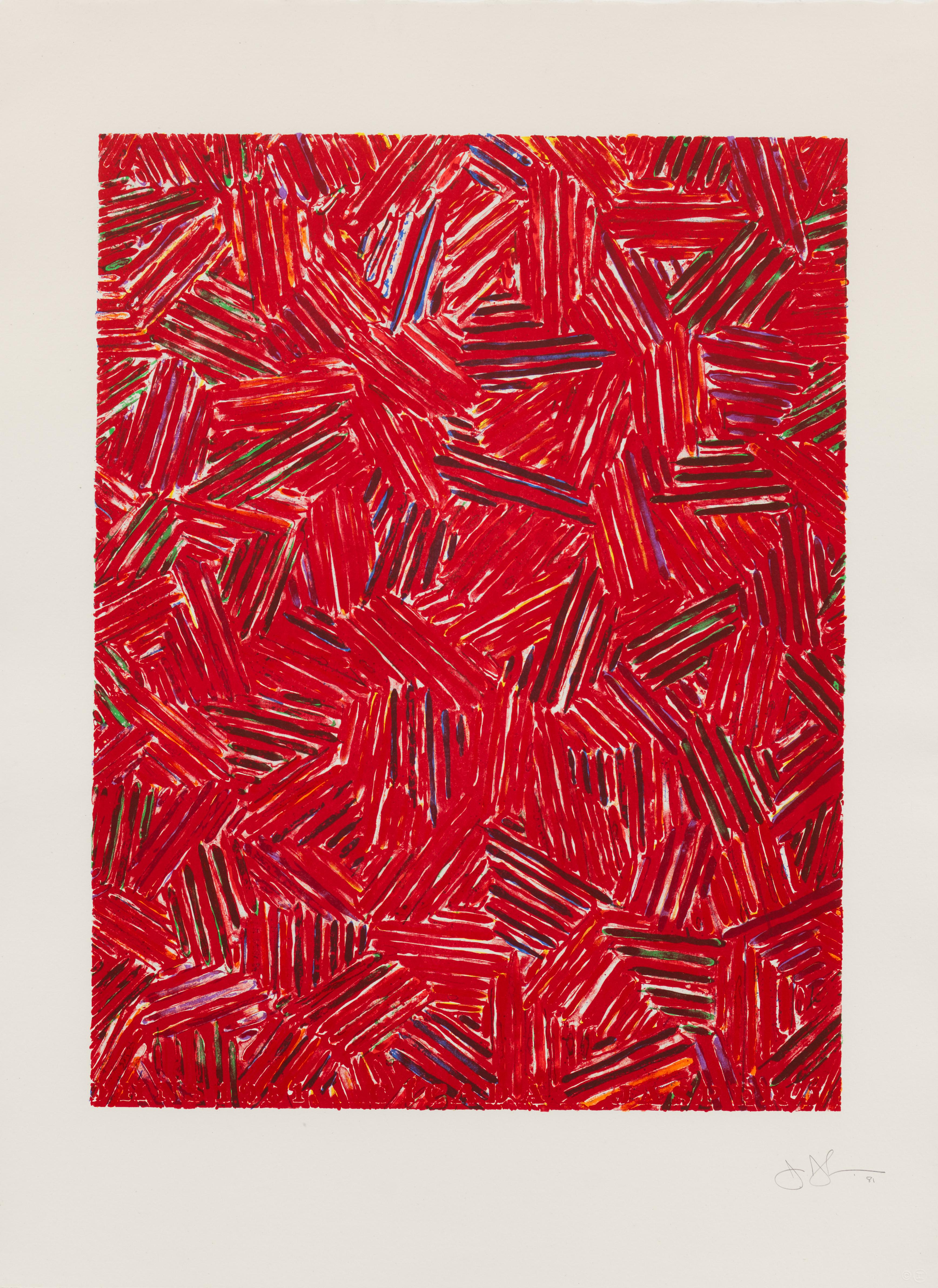Jasper Johns Abstract Print - Cicada