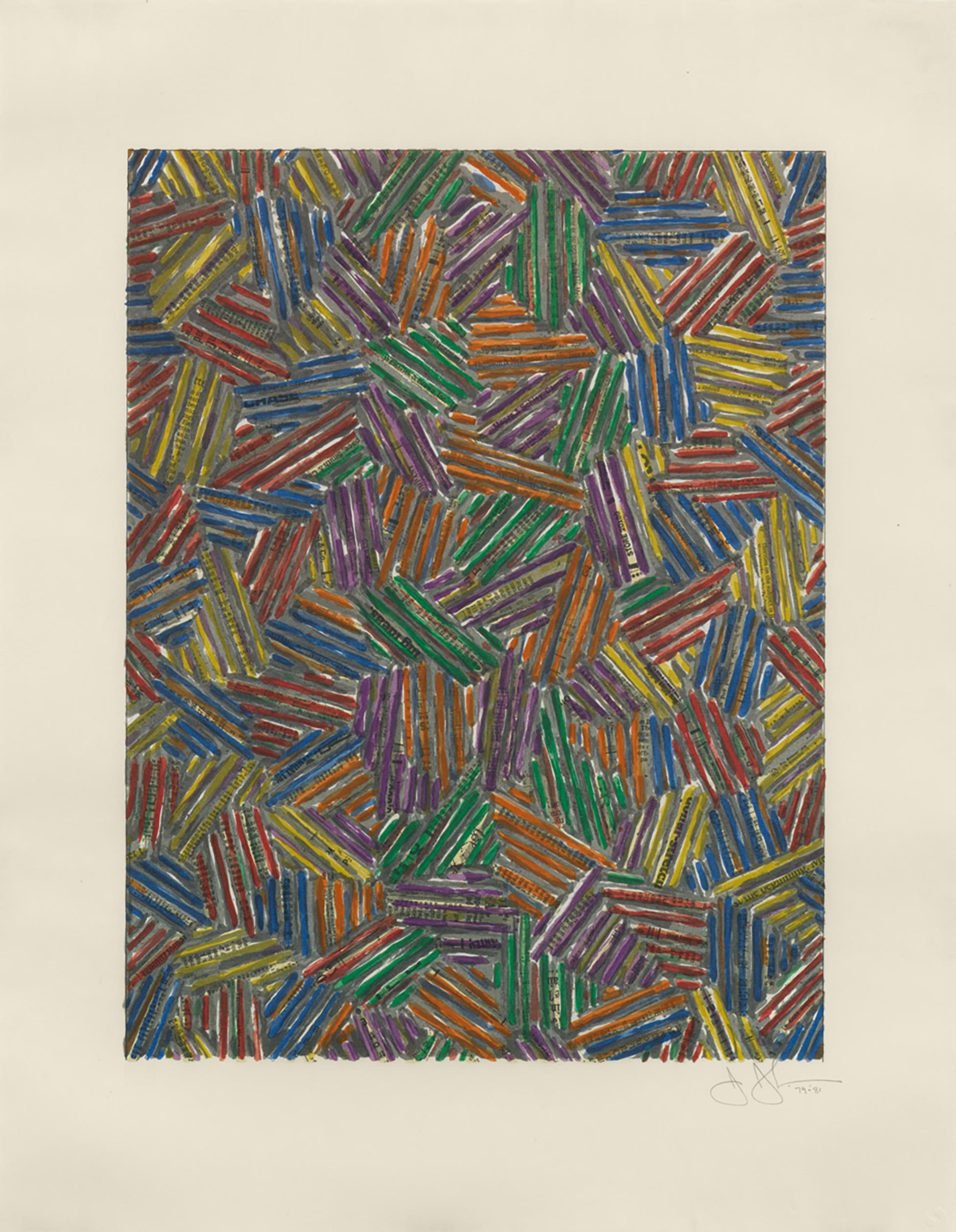 Cicada II - Print by Jasper Johns