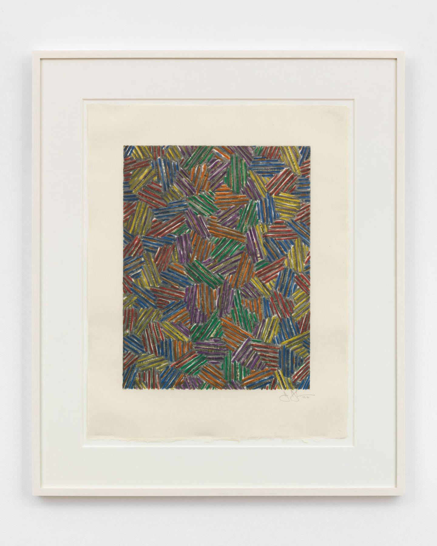 Jasper Johns Abstract Print - Cicada II