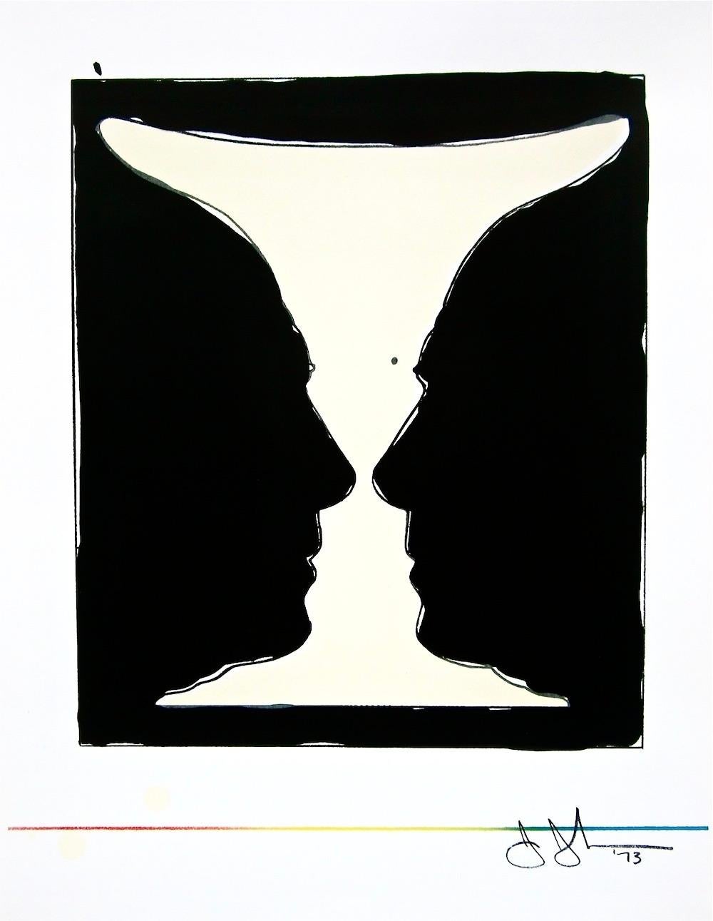 Artist: Jasper Johns (1930)
Title: Cup 2 Picasso (Sparks 113; Field 168; ULAE 123)
Year: 1973
Medium: Color lithograph on wove paper
Edition: 1,500
Size: 14 x 10.5 inches
Inscription: Signed & dated with the artist's plate-signed