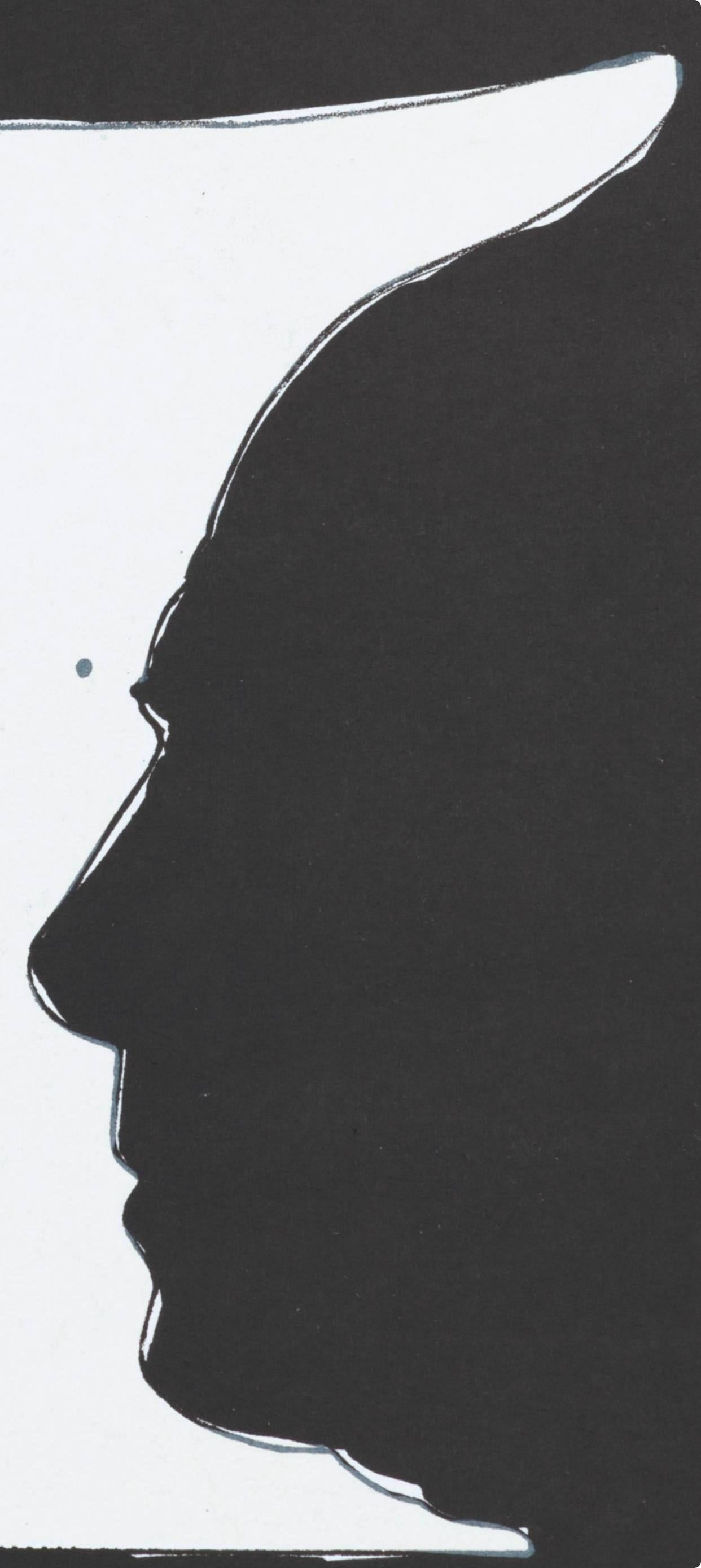 Cup 2 Picasso (ULAE 123), Société internationale d'art XXe siècle - Black Abstract Print by Jasper Johns