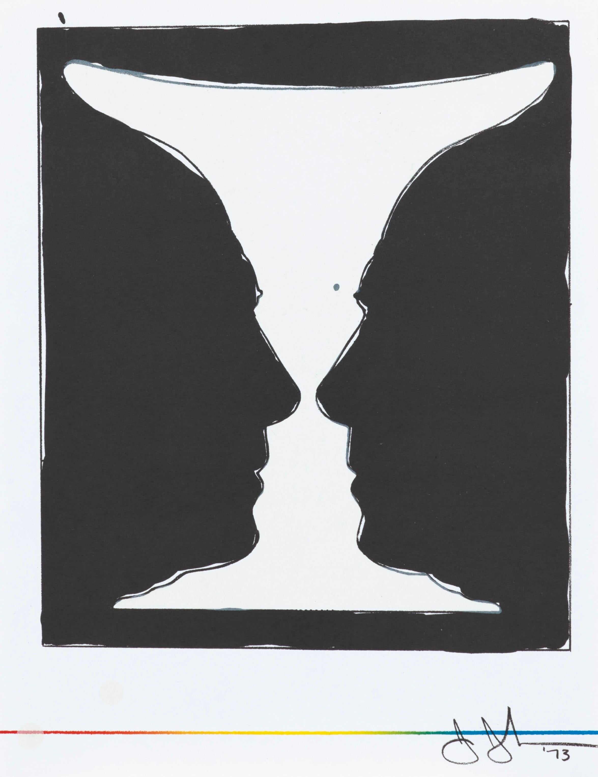 Jasper Johns Abstract Print - Cup 2 Picasso (ULAE 123), Société internationale d'art XXe siècle