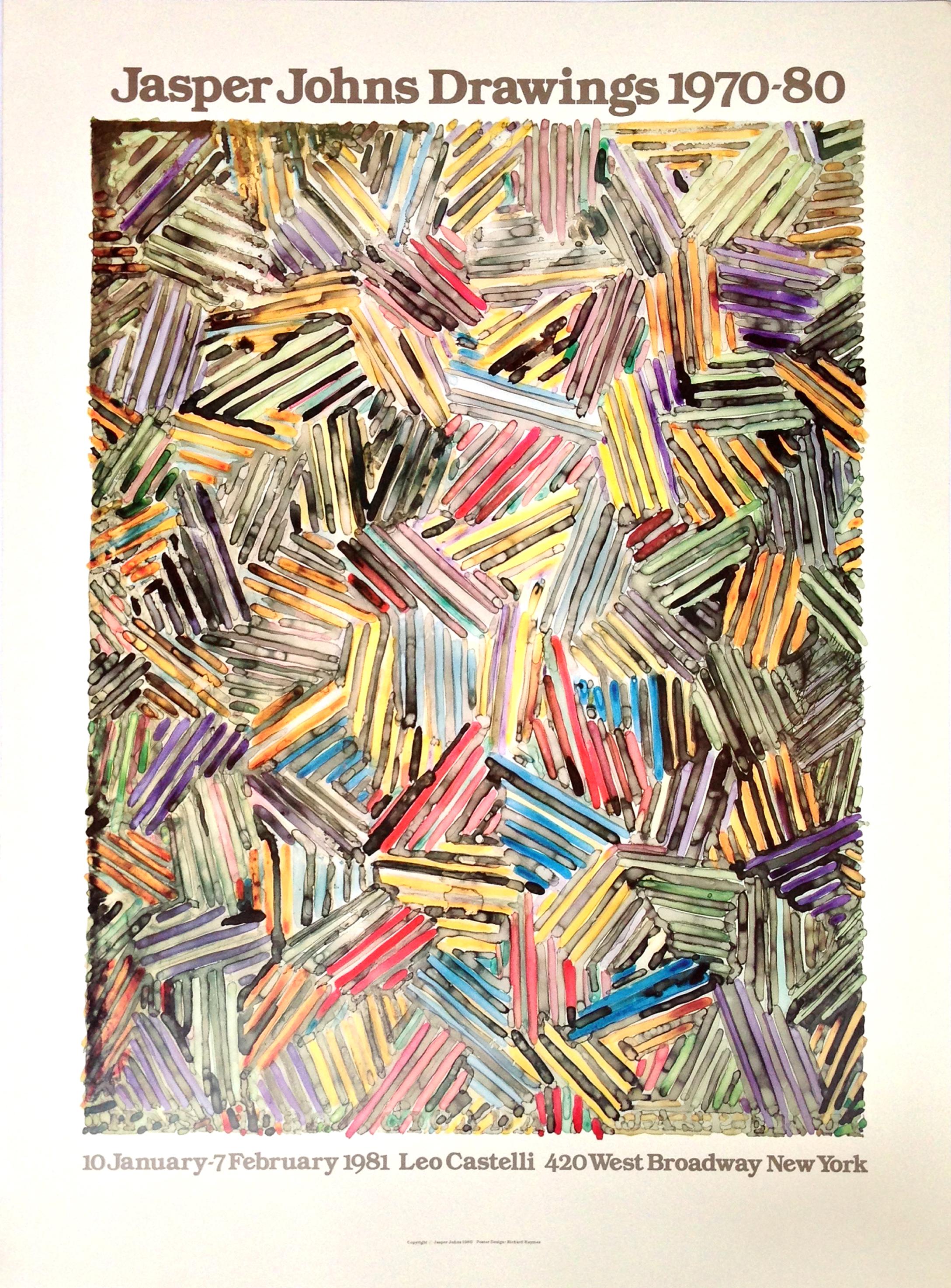 Jasper Johns - Jasper Johns-Numbers in Color-39.5" x 27.5"-Poster-1976 ...