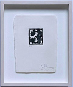 Figure 3, de la série 0-9 (ULAE 159), gravure à l'aquatinte signée 58/100 encadrée