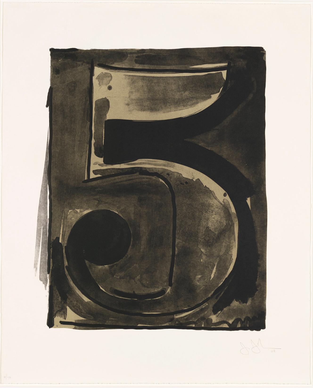 Jasper Johns Figurative Print - Figure 5