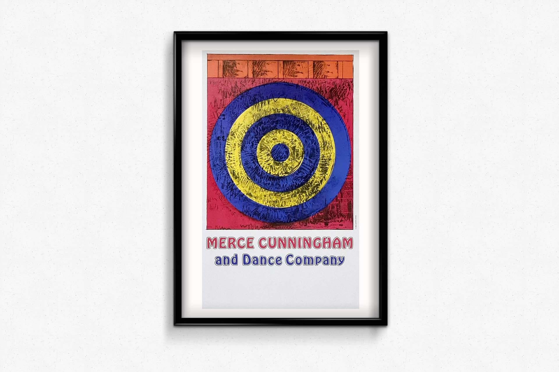 First edition of Jasper Johns' poster for his friend Merce Cunningham. Jasper Johns was an American painter, sculptor and printmaker whose work is associated with abstract expressionism, neo-dada and pop art. Mercier Philip 