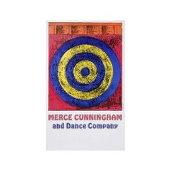 First edition of Jasper Johns' poster for Merce Cunningham Dance Company