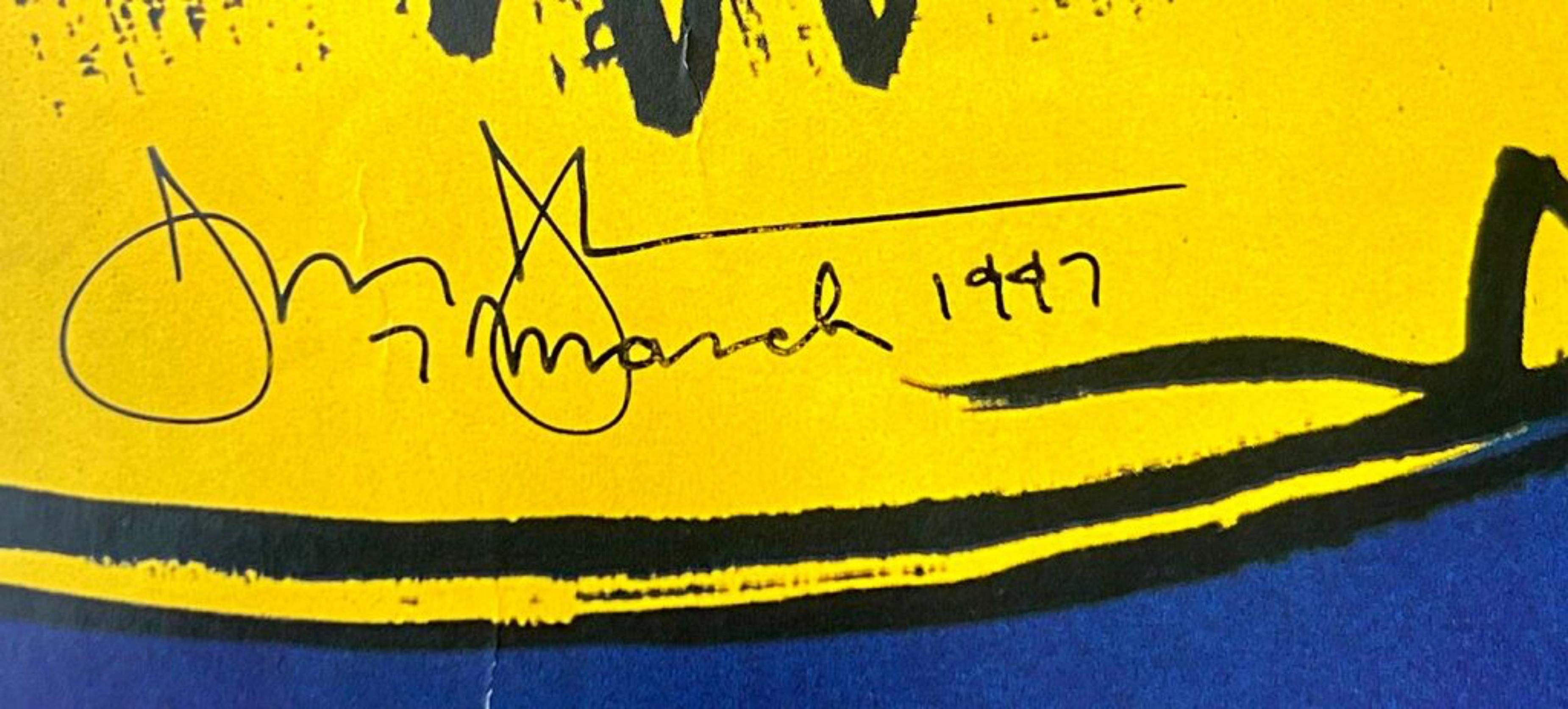 Grafica e disegni al Louisiana Museum stampa, firmata a mano da Jasper Johns in vendita 3