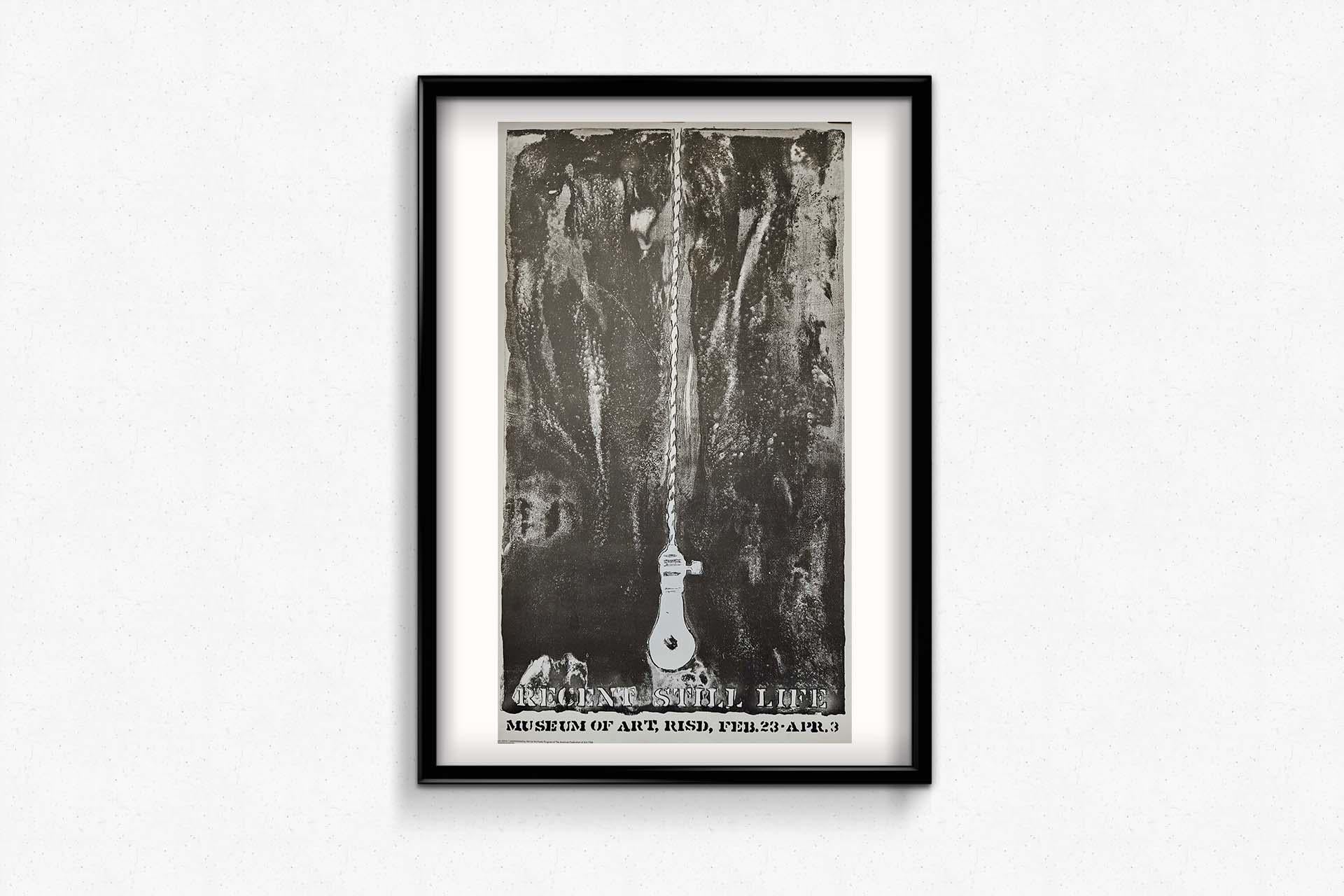 Jasper Johns' 1966 poster Recent Still Life - Museum of Art Rhode Island School For Sale 1