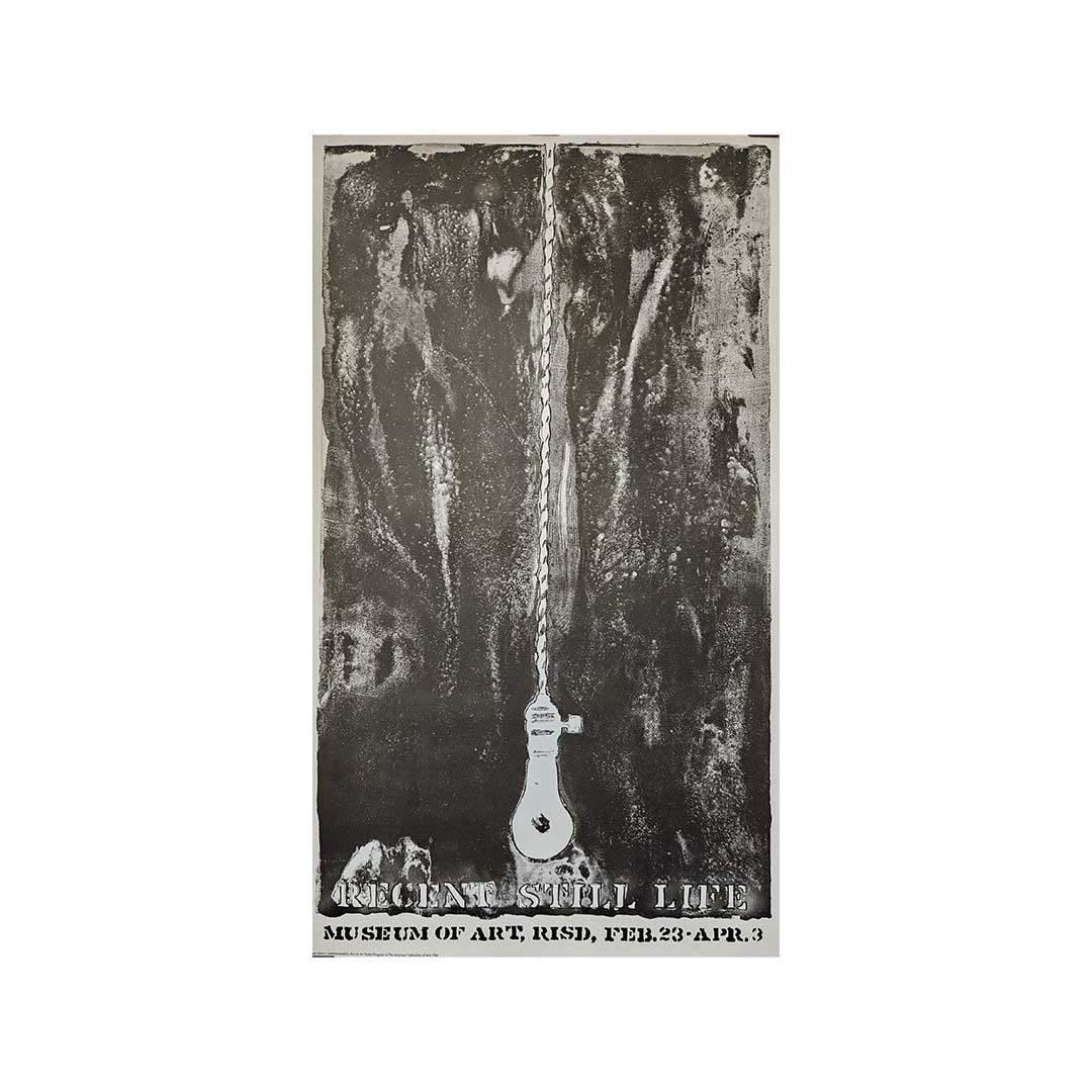 Jasper Johns' 1966 poster Recent Still Life - Museum of Art Rhode Island School For Sale 3