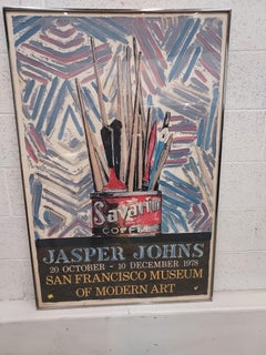 Jasper Johns, 1978, San Francisco Museum of Modern Art.Poster
