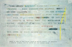 Jasper Johns 'Arakawa' 1973 Offset Print Exhibition Poster, Unframed