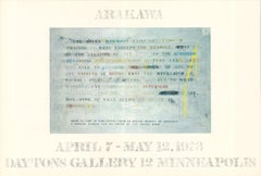 Jasper Johns 'Arakawa' 1973